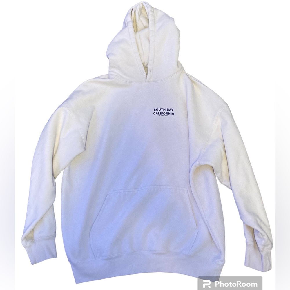 brandy melville off the lip graphic hoodie